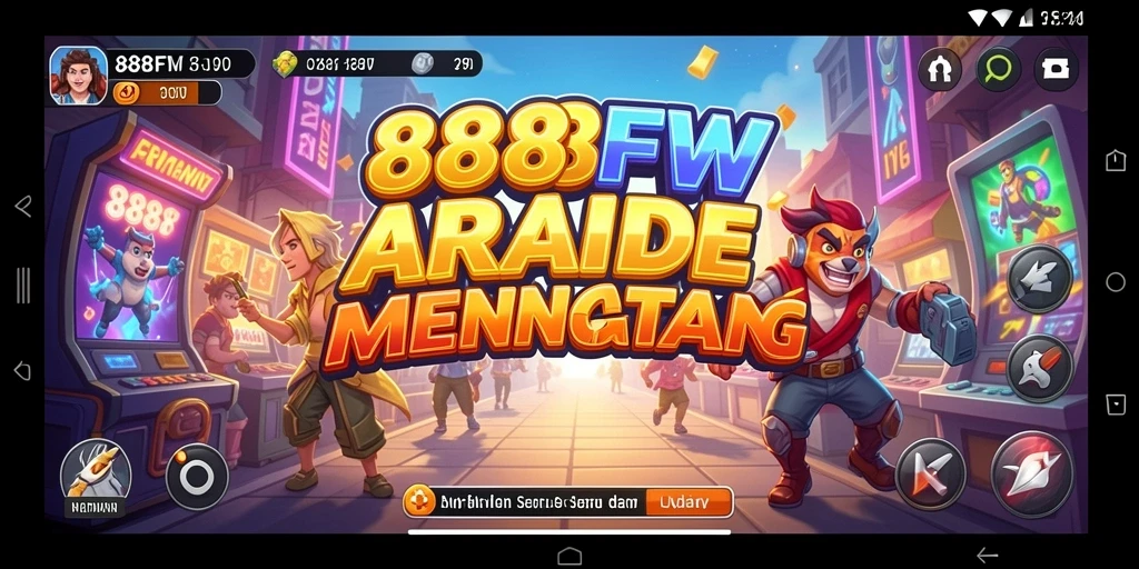 Tampilan gameplay seru dari 888FW dengan berbagai tantangan menarik.