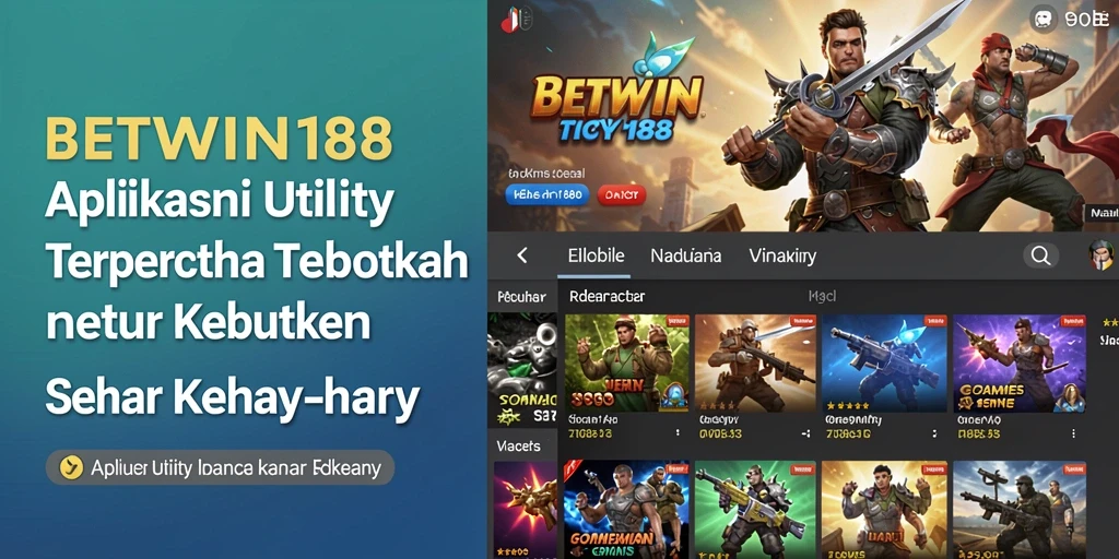 Tampilan antarmuka BETWIN188 yang memudahkan pengelolaan Utility.