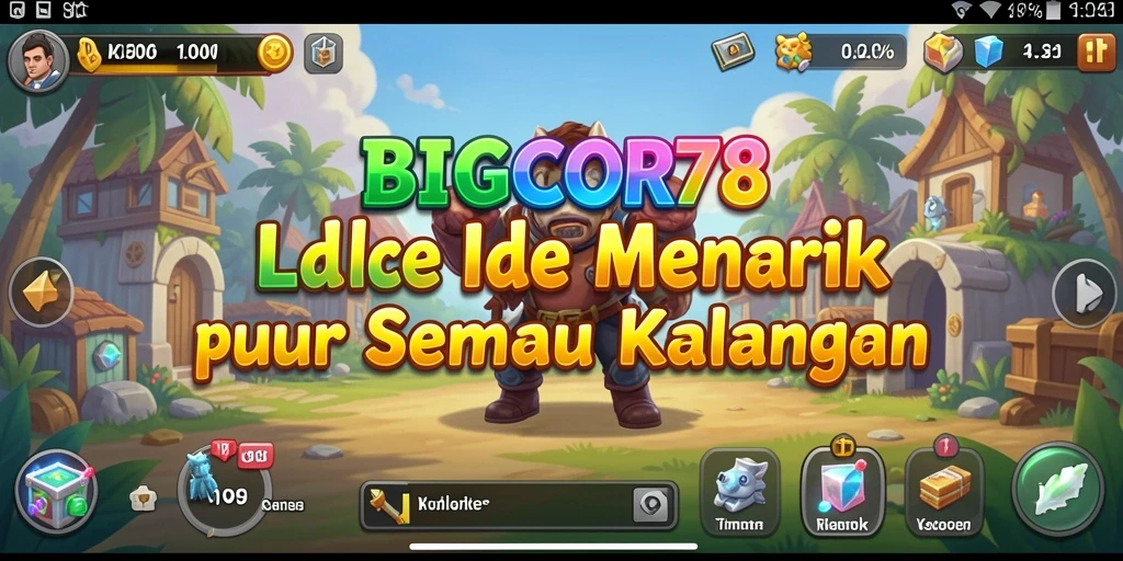 Tampilan gameplay <strong>BIGCOR78</strong> yang menarik dan interaktif.