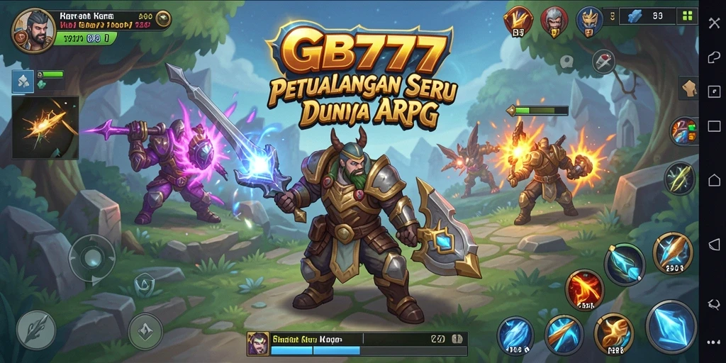 Tampilan seru dari gameplay ARPG GB777 yang memikat.