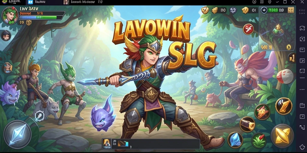 Tampilan gameplay LAVOWIN yang mendebarkan dan strategis.