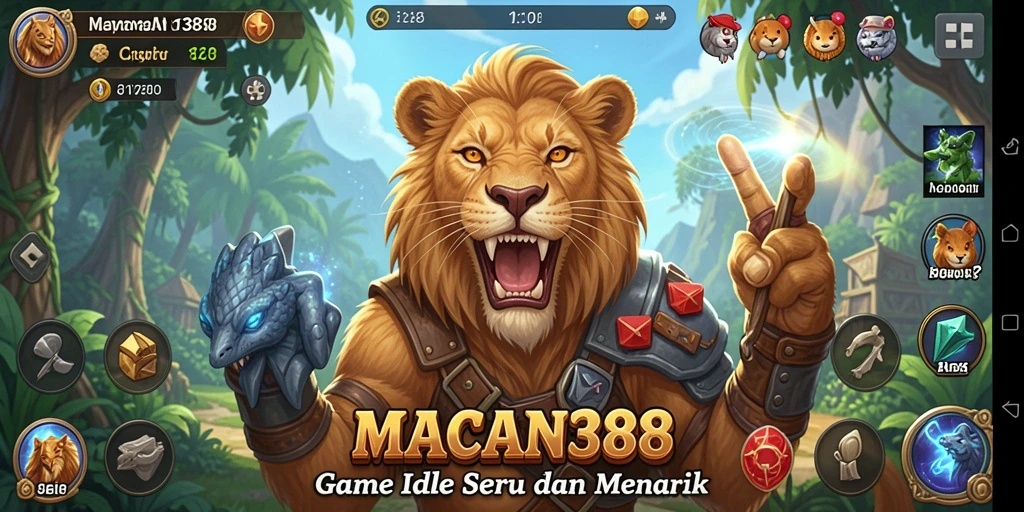 Tampilan gameplay <strong>MACAN388</strong> yang memukau dan menghibur.