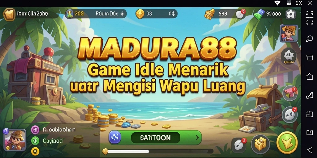 Tampilan gameplay menarik dari MADURA88 yang penuh warna.