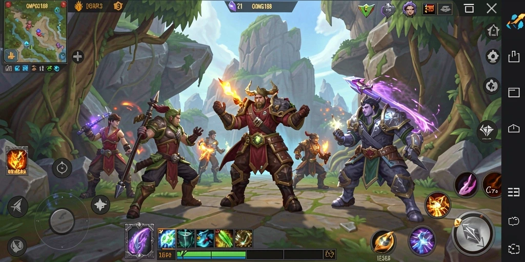 Tampilan menarik dari gameplay OMPONG188 yang penuh aksi dan strategi.