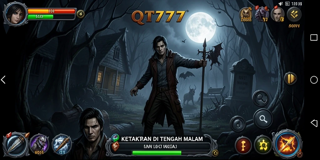 Tangkap momen menegangkan dalam gameplay Horror QT777.