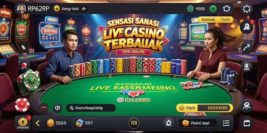 Gameplay menarik dengan dealer langsung di RP62RP.
