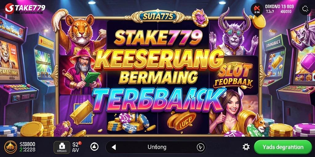 Tampilan gameplay STAKE779 yang menarik dan penuh warna.