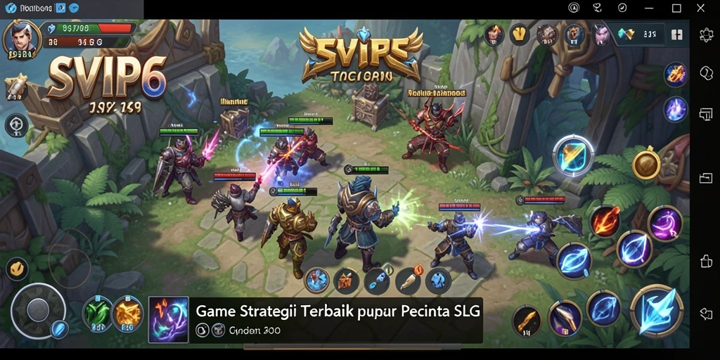 Tampilan utama gameplay SVIP6 yang mendebarkan dan penuh strategi.