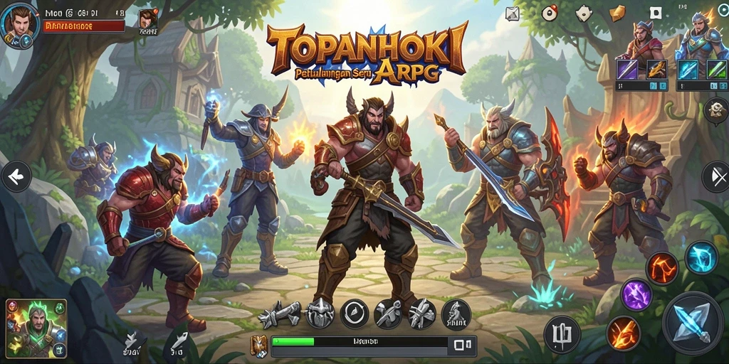 Tampilan gameplay seru dan mendebarkan dalam dunia ARPG.