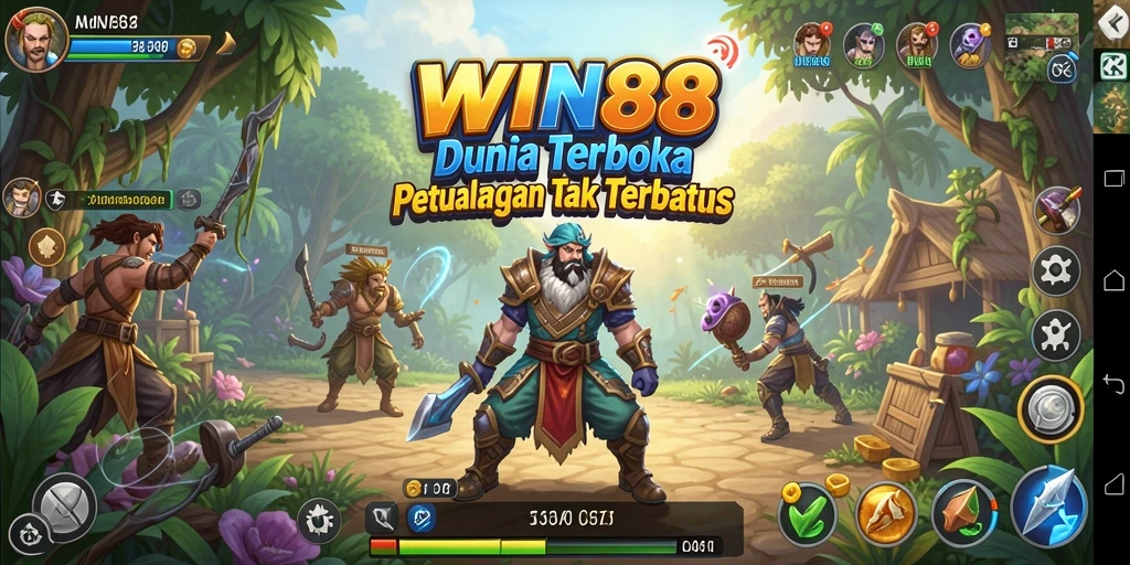 Tampilan gameplay WIN88 yang mengesankan dalam dunia terbuka yang luas.